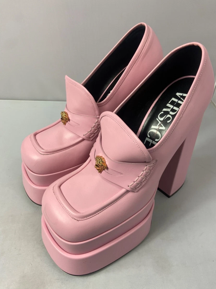 国内即発送】 VERSACE Medusa アエビタス プラットフォーム pink