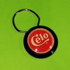 Vintage CELO Bottling Co. RARE Old Key Ring * Sauk City WI  "Drink Sun-Drop..."