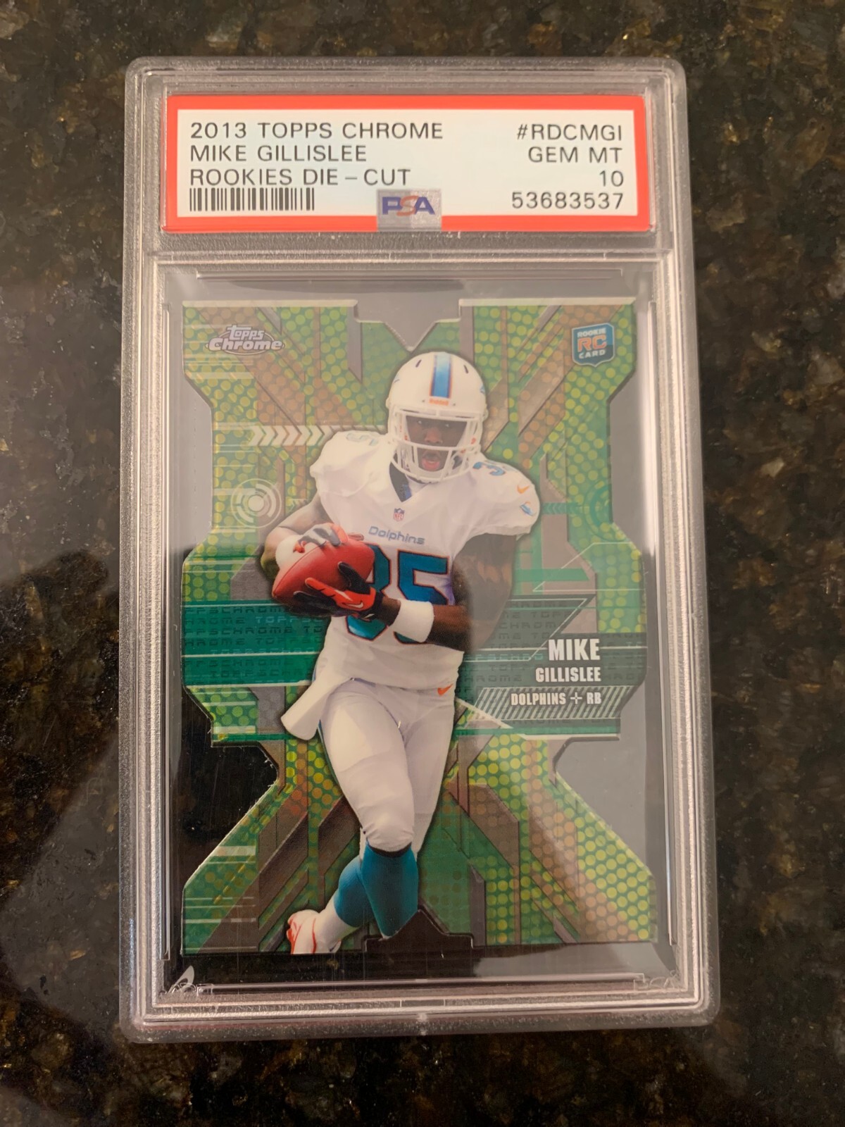 Mike Gillislee Topps Chrome Rookies Die-Cut #RDCMGI Base