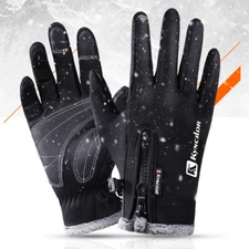 Winter Gloves Waterproof Touch Screen Full Fingers Bicycle Gloves for Men Women