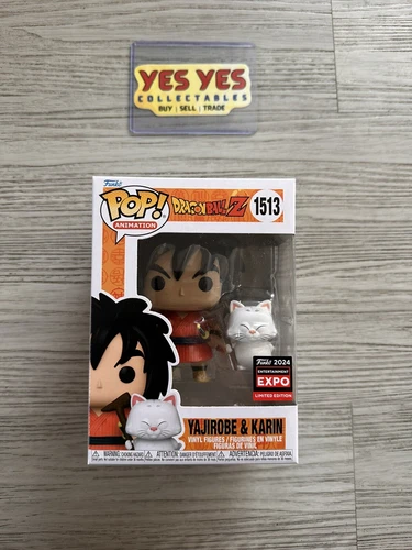PEGATINA DE EXPOSICIÓN COMPARTIDA EN MANO C2E2 Yajirobe Karin Funko Pop Dragonball Z #1513