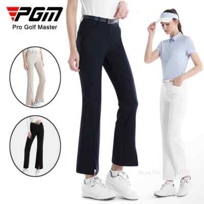 Girls Summer Sports Pants Elastic Breathable Flared Slim Casual Trousers