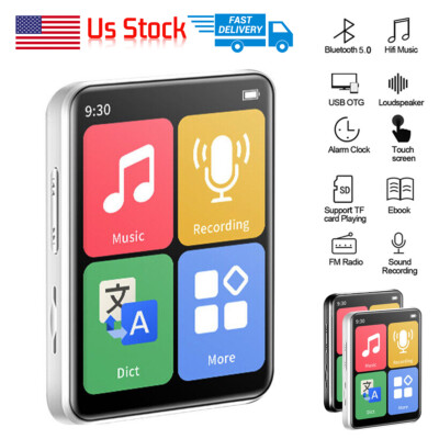 Portable Mini Bluetooth MP3 Player MP4 Media FM Radio Recorder HIFI Music Player