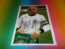 Berti Vogts DFB World Champion 1974 signed autograph on 20x28 photo