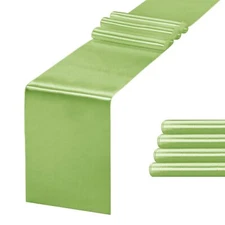 Silk Table Runner 12"x108" 5 Pack Party Banquet Wedding Decoration