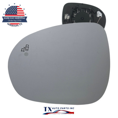 For 2016-2023 FIAT 500X Left Driver Side Heated Mirror Glass | Blind Spot - BSM