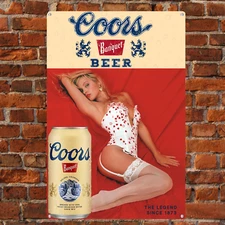 Metal art Beer Metal Sign The Legend Since 1873 Vintage Bar Decor P Anderson