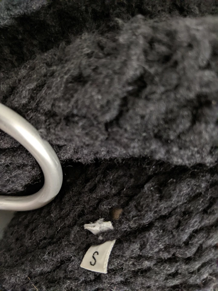 Margiela Miss Deanna Vintage Oversized Chunky Shawl Neck Robe Cardigan Coat - Image 4 of 4