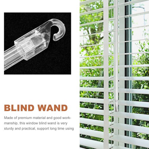 2 Pcs Curtain Accessories Drapery Pull Rod Wand Blinds Replacement - Picture 4 of 12