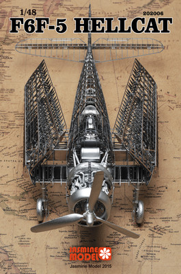 Jasmine Model 1/48 F6F-5 202006 Hellcat Skeleton