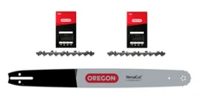 Red Max 24" Bar & 2x Full Chisel Chains, Oregon 200VXLHD009 / 72LGX084G(2)