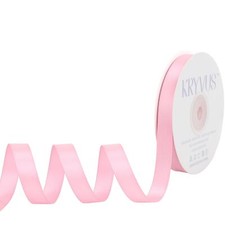 Double Faced Pink Satin Ribbon 1/2 Inch X 25 Yards Polyester Ribbon for Gift ...