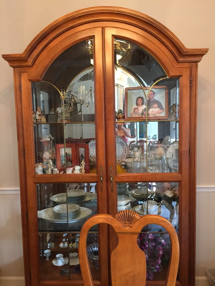 Sillas de comedor Lexington Grand Queen Ann cola de paloma 2 sillones Foto 3 de 4