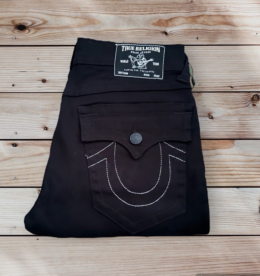 True Religion World Tour Rocco Flap SN 2SB Body rinse Black Jeans