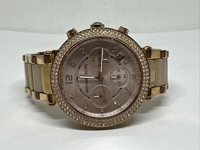 Michael Kors Parker MK5896 Women Rose Gold Analog Dial  display picture 1