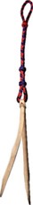 Quirt Hand Braided Paracord Purple Red Soft Quirt Whip Horse Tack 17" EPT