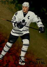 1998-99 In the Game Be A Player - #136 Mats Sundin Maple Leafs