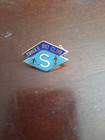Vintage Single Ski Club Enamel Lapel Hat Tie  Pin 1980's  — photo 1