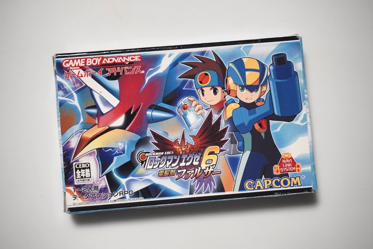 Game Boy Advance Rockman Exe Battle Network 6 Falzar boxed Game Boy Advance Rockman Exe Battle Network 6 Falzar boxed