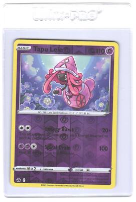 Pokemon Crown Zenith Tapu Lele #064/159 LP Holo Rare,Reverse Holo Pokemon Crown Zenith Tapu Lele #064/159 LP Holo Rare,Reverse Holo
