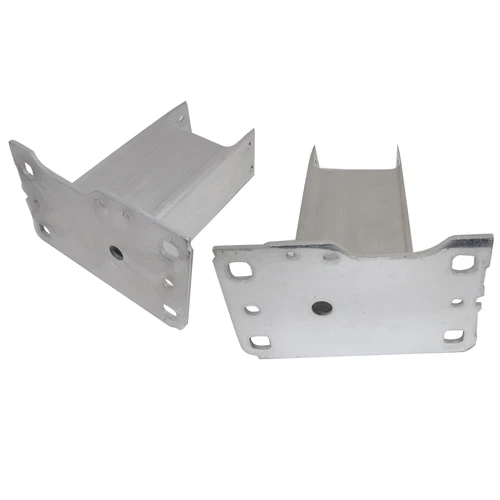 Front Driver & Passenger Side Bumper Bracket Fits For 2017-2021 Audi A4 S4 - Picture 3 of 12