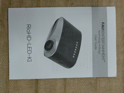 Favi Kids Mini Projector LED Model RIOHD-LED-K1-BL HDMI VGA Yellow