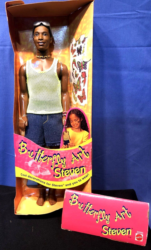 Vintage 1998 Special Edition Butterfly Art Steven Barbie Doll