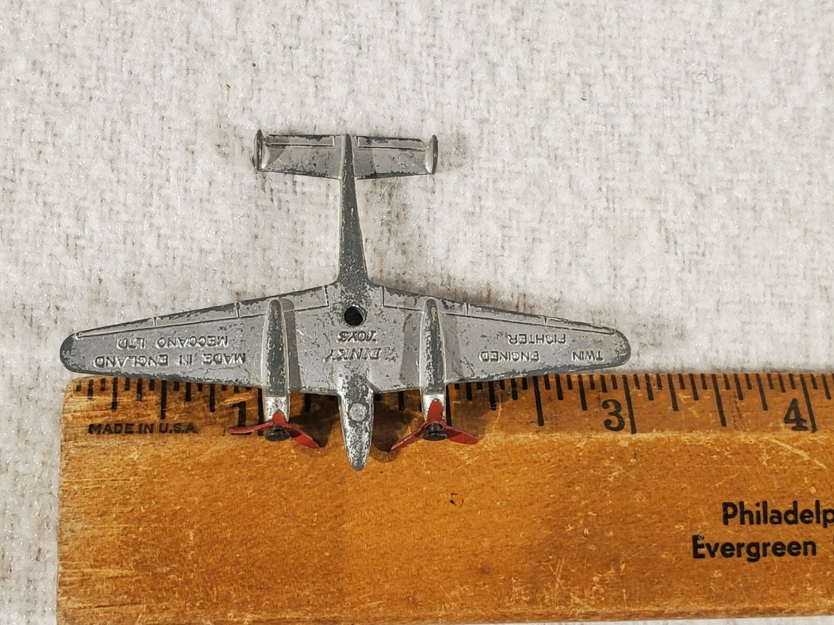 Jouet Ancien Avion Dinky Toys / Solido - Twin Engined Fighter - 1/36 - Blanc