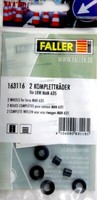 Faller 163116 Car System H0 Kompl.RäDer (Hinterachse) Lkw Man 635 1:87