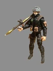 Gi Joe,October Guard, Custom Big Bear with Weapons and Accessories 4 Inches/1:18