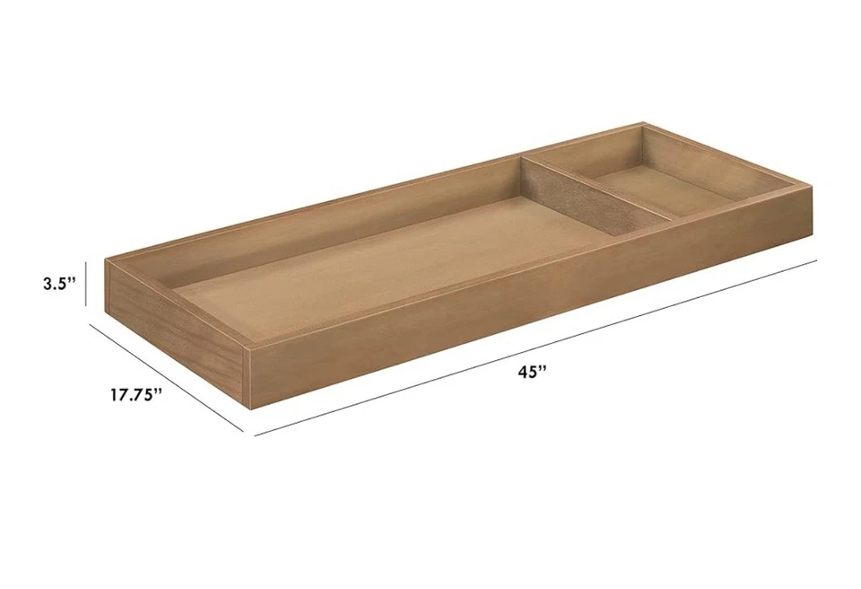 Bandeja Cambiadora Universal Ancha Extraíble DaVinci - Avellana Foto 2 de 4