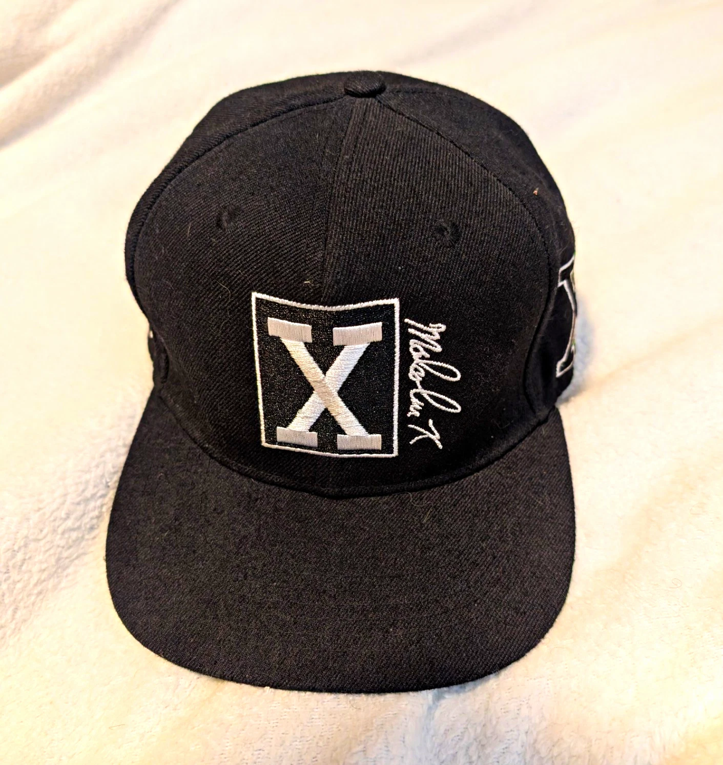 VTG. MALCOLM X SNAPBACK HAT, HEADGEAR CLASSICS - product detail image 1