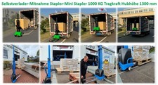 Selbstverlader Mitnahme StaplerHochhubwagen Elektrisch Gabelstapler Mini- 1000Kg