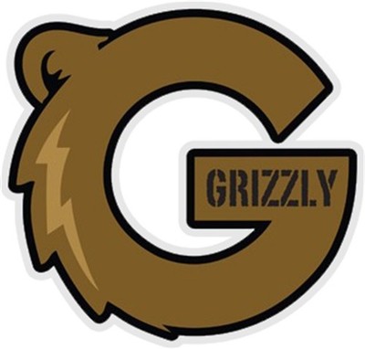Grizzly Griptape G Logo Sticker 3.5'' - FREE SHIPPING!