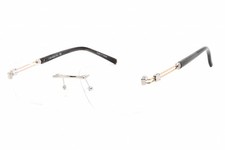 CHARRIOL PC75091 C02 Eyeglasses Shiny Silver Gold Frame 57mm
