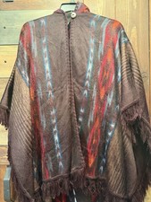 Women's 100 Baby Alpaca Cape Poncho One Size