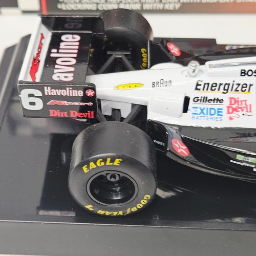 Mario Andretti 1994 Serie da Collezione Die Cast Bank 1:24 Replica Indy Auto e Supporto - Foto 12 di 23