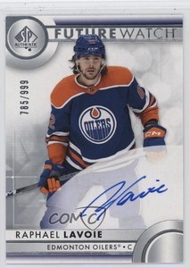 2023-24 SP Authentic Auto Future Watch /999 Raphael Lavoie #171 Rookie Auto RC
