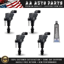 4 Ignition Coil & Tune Up Grease for Chevrolet HHR Malibu GMC Terrain 2.4L UF491