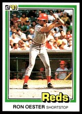 Ron Oester 1981 Donruss #423 Cincinnati Reds MLB READ FREE SHIPPING AutographDen