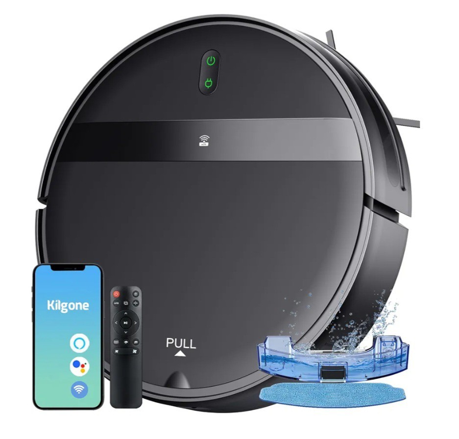 Robot Vacuum and Mop Combo, App/Alexa Control, Smart Robot Vacuum Cleaner....-image