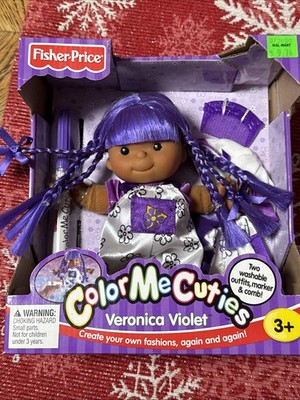 Fisher Price Color Me Cuties Veronica Violet Doll (N16)