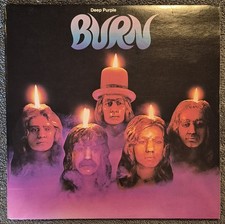 Deep Purple Burn Canadian Vinyl LP 70s Repress Warner Bros EX/EX Condition
