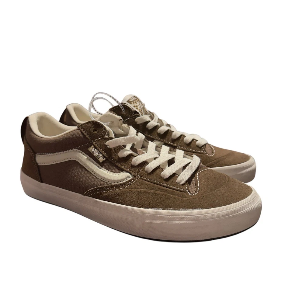 NUEVO CON ETIQUETAS Vans Hombres Mujeres Sepia Marshmallow Lizzie Zapatos de Skate Bajos Talla 9/10.5 Foto 2 de 4