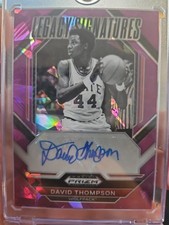 2023 Panini Prizm Draft Picks Legacy Signatures David Thompson #LS-DVT /99