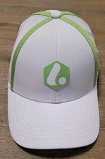 Lero Golf X Fury Athletix Hat Lime Green White Cap Adjustable Strap All-in Pulse