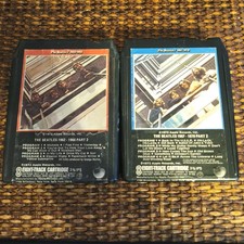 The Beatles 62-66 67-70 8-Track Tape Set Of 2