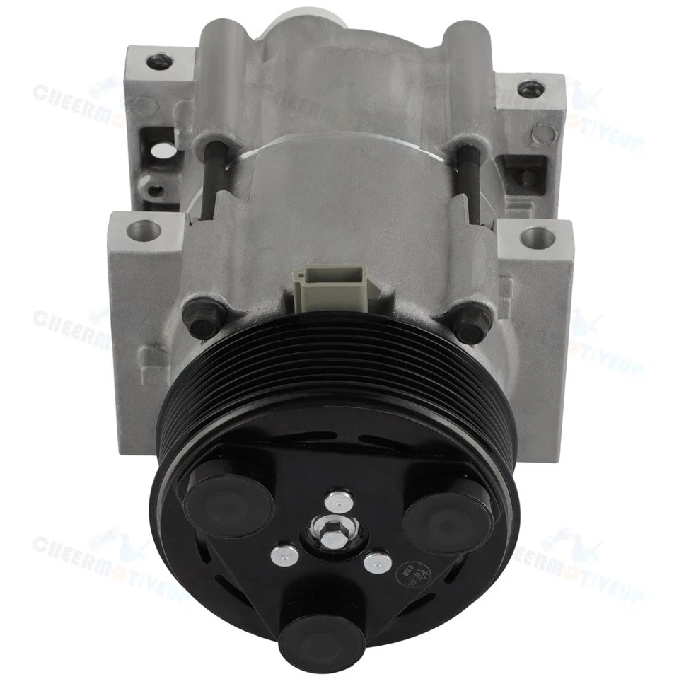 A/C AC Compressor For 1999-2001 E-350 Super Duty 1998 Ford E-350 Econoline 7.3L - Image 2 of 4