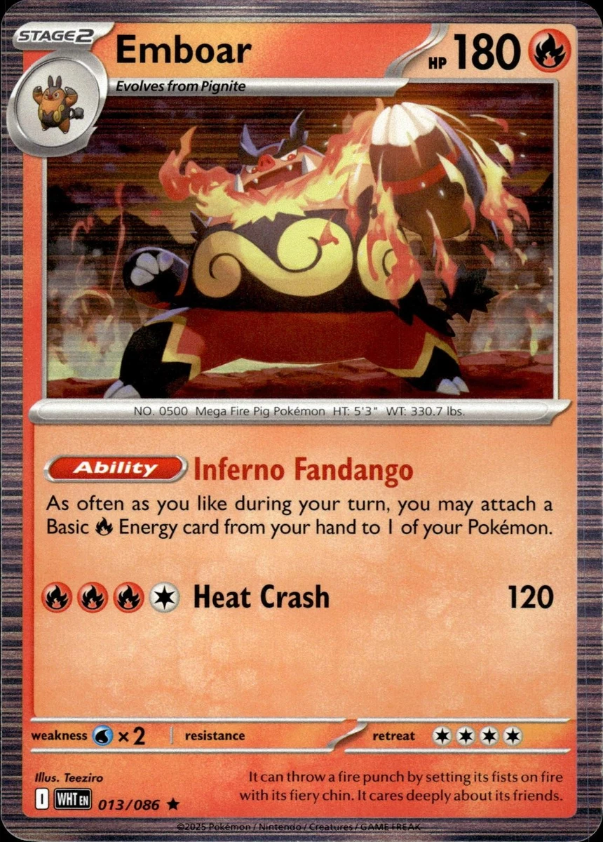 Pokemon Emboar for sale | eBay