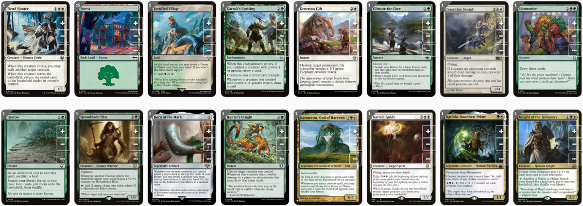 mtg sigarda commander deck Magic the Gathering Single or Double Sleeved Box What equipment to use for